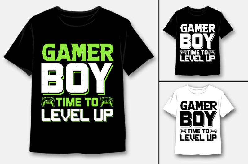 Video Game T-Shirt Design Bundle