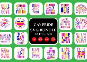 Gay Pride SVG Bundle, Gay Pride Svg Bundle, Quotes Svg, Gay Svg, Pride Svg, Rainbow Svg, Gay Pride Shirt Svg, t shirt design template