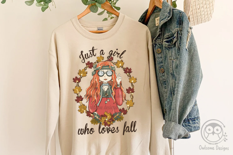 Girl Loves Fall Sublimation