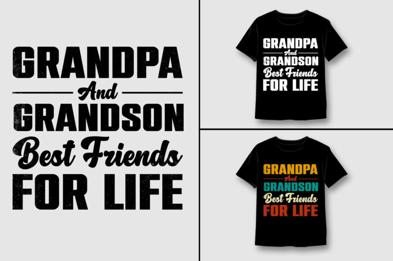 Grandpa T-Shirt Design Bundle