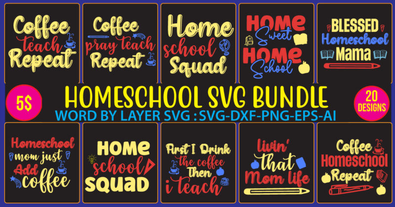 Homeschool SVG Bundle,Thanksgiving svg bundle, autumn svg bundle, svg designs, Homeschool Bundle, Homeschool SVG Bundle, Quarantine svg, Quarantine Bundle, Homeschool Mom svg, dxf, png instant download, Mom Life svg,Homeschool SVG