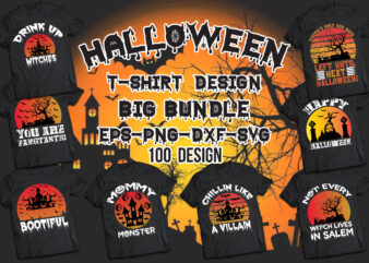 Halloween Big T-shirt Bundle