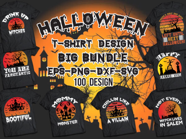 Halloween big t-shirt bundle