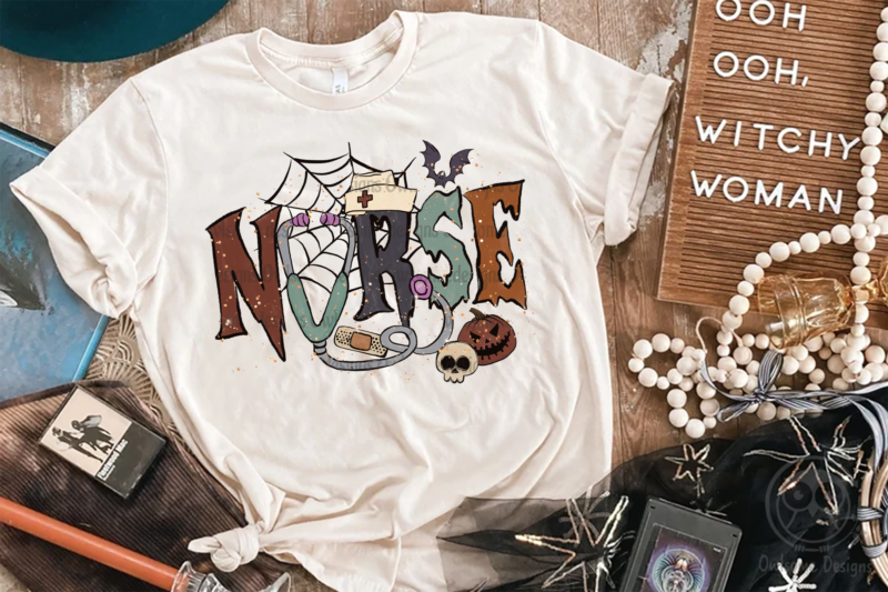 Halloween Nurse Sublimation Bundle - Buy t-shirt designs
