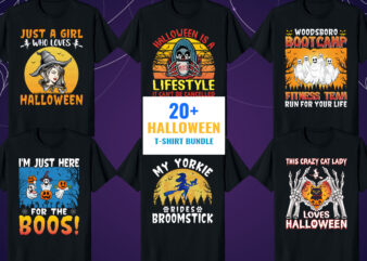 Best selling Halloween T-shirt design bundle, Halloween T-shirt for women and men, Halloween costume, Halloween t-shirts