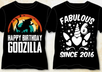 Happy Birthday T-Shirt Design