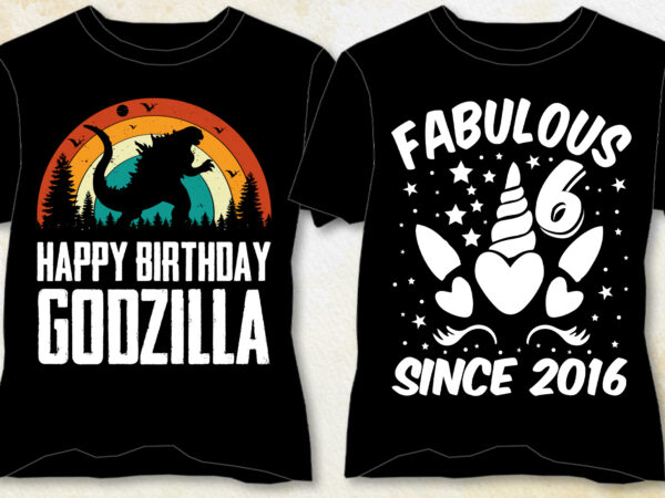 Happy birthday t-shirt design
