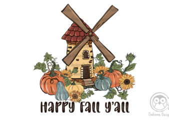 Happy Fall Yall Farm Sublimation