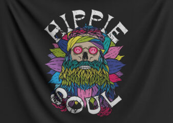 Hippie Soul graphic t shirt