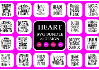 Heart SVG Bundle graphic t shirt