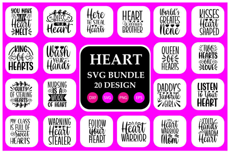 Heart SVG Bundle