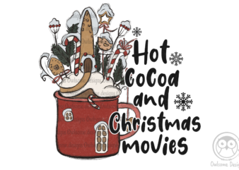 Hot Cocoa Christmas Sublimation
