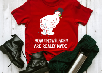 How Snowflakes Are Really Made Snowman Christmas