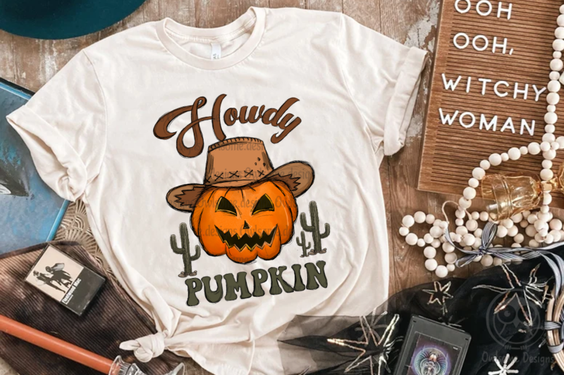 Howdy Pumpkin Sublimation Designs