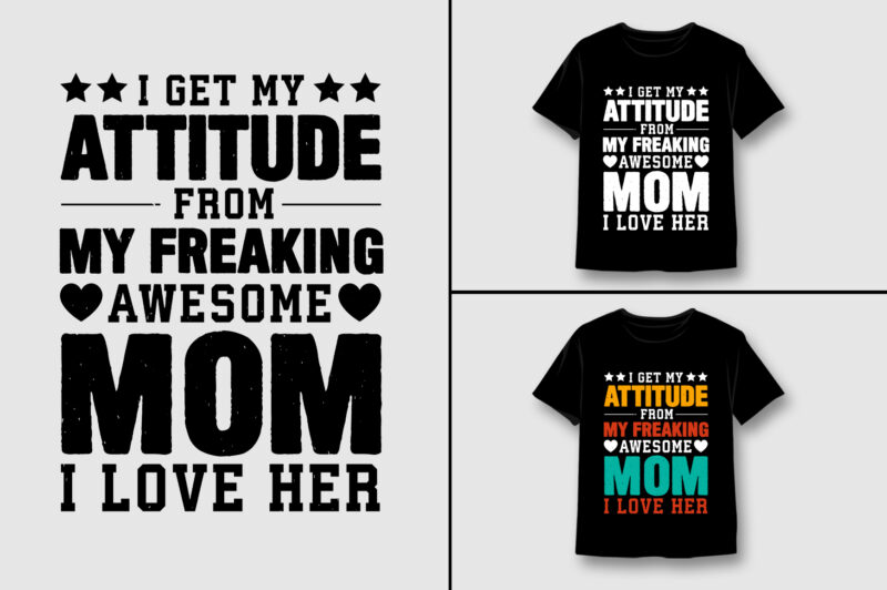 Mom T-Shirt Design Bundle