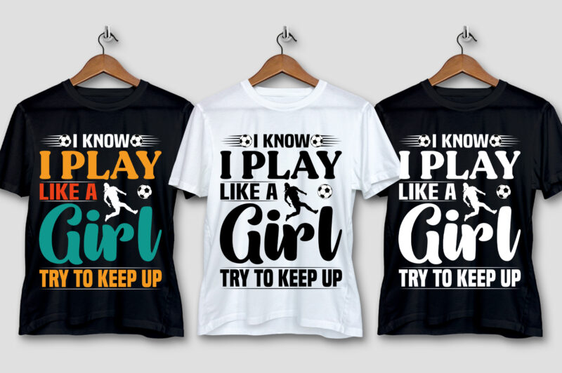 Girl Try to Keep Up T-Shirt Design