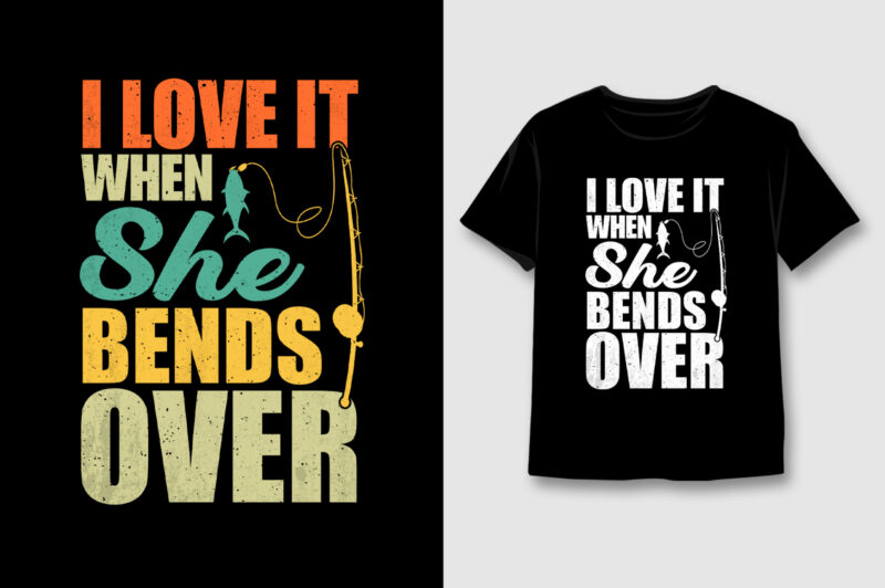 Fishing T-Shirt Design Bundle-Fishing Lover T-Shirt Design