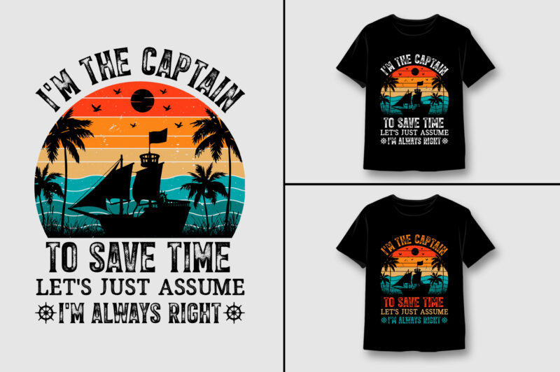 Sunset Colorful T-Shirt Design Bundle