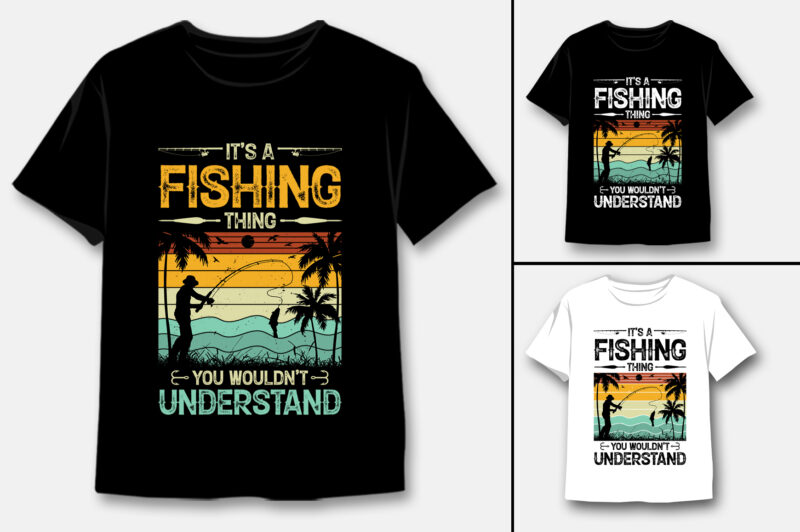 Fishing T-Shirt Design Bundle