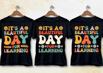 It’s a Beautiful Day For Learning T-Shirt Design Bundle