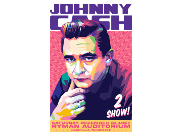 Johnny cash vector clipart