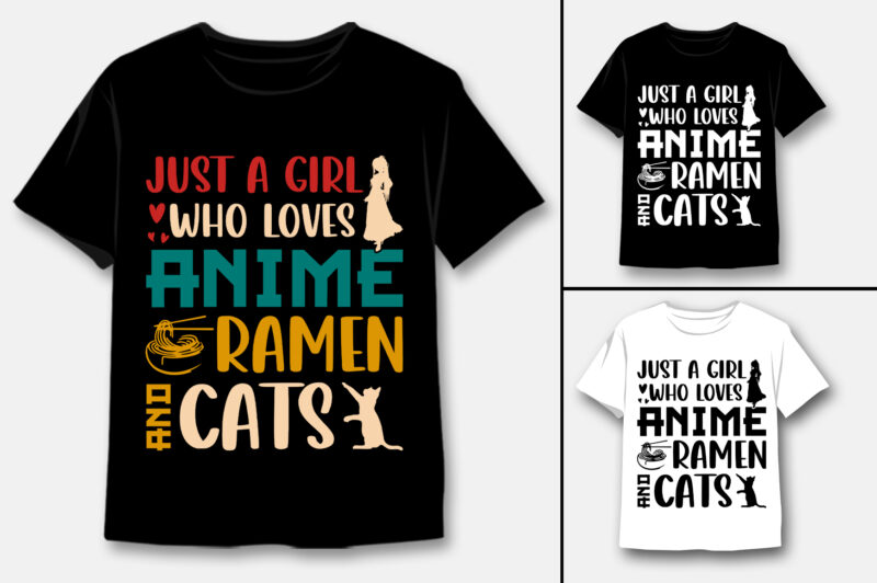 Cat T-Shirt Design Bundle