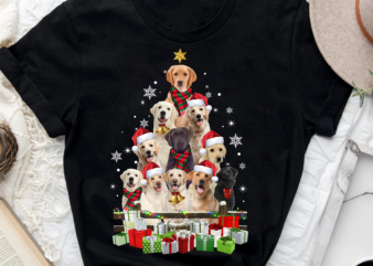 Labrador Retriever Christmas Tree Funny Dog Lover Xmas Pajamas