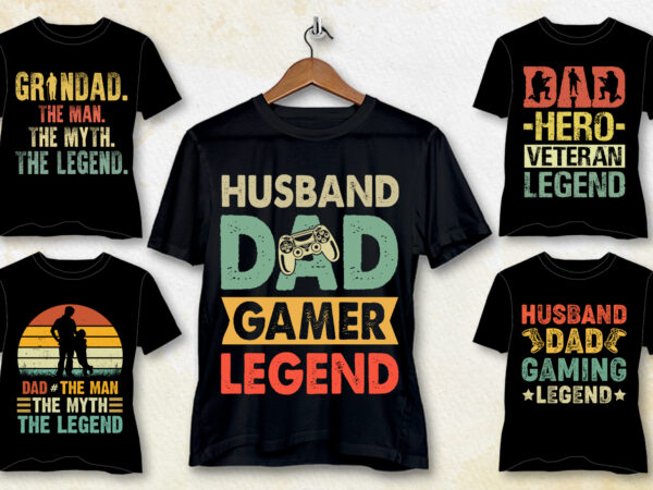 Legend birthday t-shirt design bundle