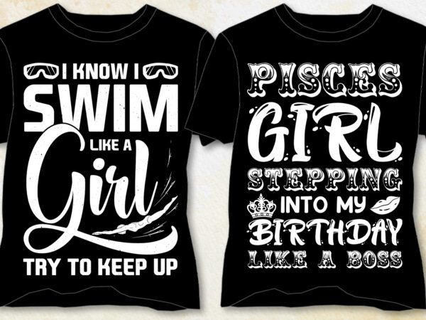 Like a girl t-shirt design