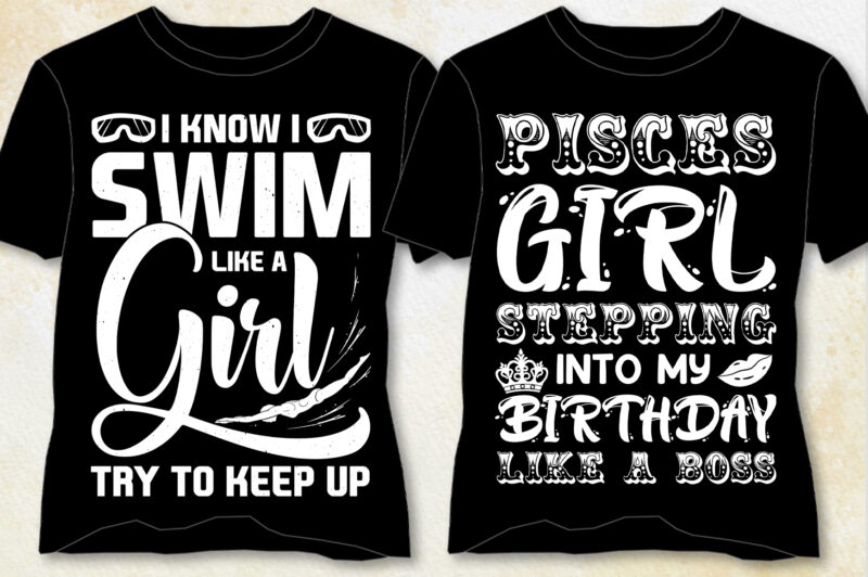 Like A Girl T-Shirt Design