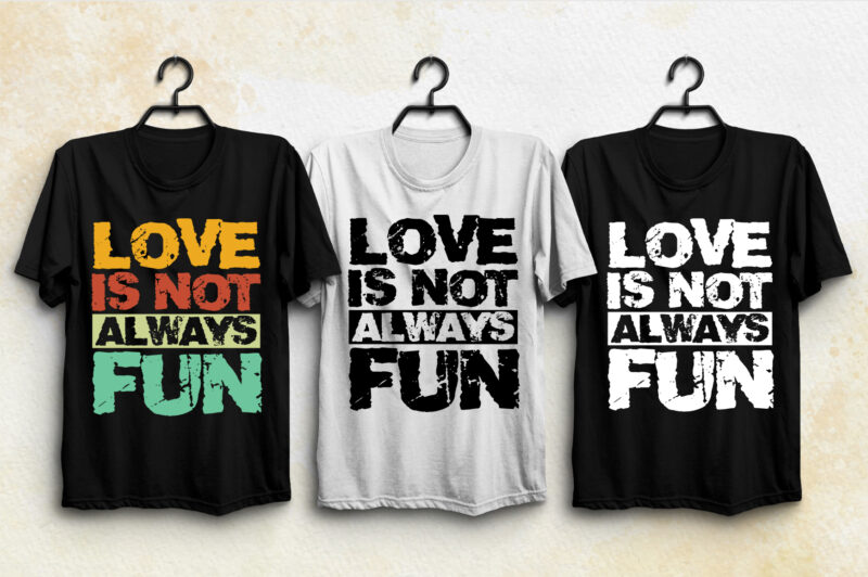 Typography T-Shirt Design Bundle