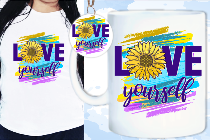 Inspirational Quotes T shirt Designs Bundle