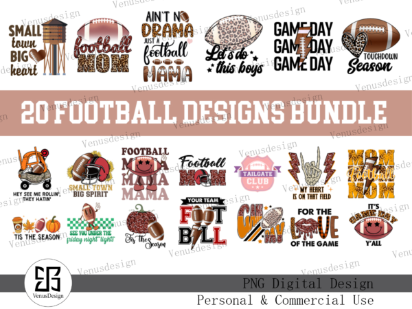 Football lover sublimation design bundle tshirt design