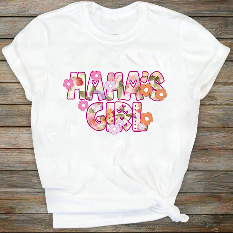 Mama’s Girl Flowers SVG – Sublimation Instant Digital Design Download, little girl SVG, girl sublimation, hippie mama girl SVG designs