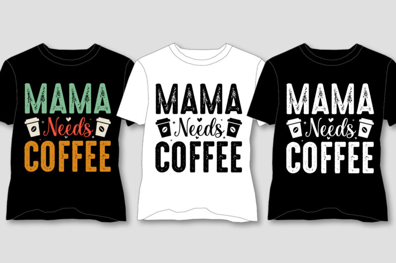 Coffee T-Shirt Design Bundle-Coffee Lover T-Shirt Design Bundle