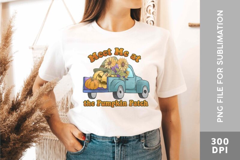 Fall Truck PNG Sublimation Bundle, Fall Truck Farmhouse, Fall Pumpin Tshirt Designs,