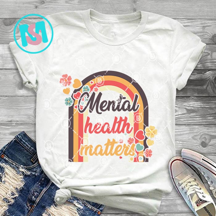 Mental Health Bundle, Positive Self Love png , Motivational png, Mental Health Awareness, Inspirational, Therapist Cut Files for Cricut png