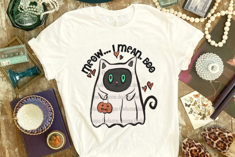 Meow Halloween Sublimation - Buy t-shirt designs