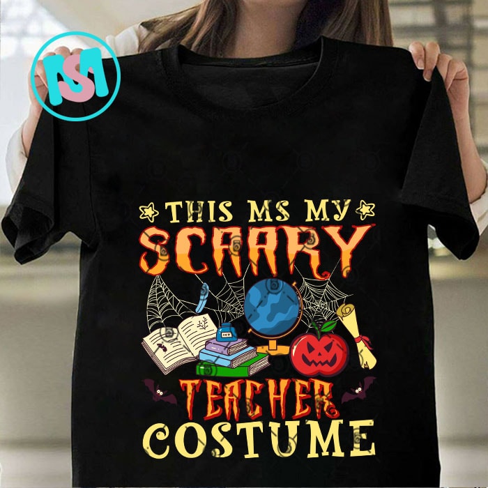 Halloween Teacher Bundle SVG, Teacher SVG, Trick Or Teach SVG, Boo Books SVG