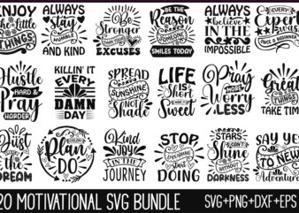Motivational SVG Design Bundle