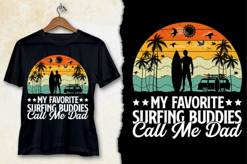 Sunset T-Shirt Design Bundle