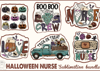 Halloween Nurse Sublimation Bundle