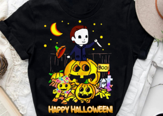 Official Happy Halloween Michael Myers Boo Pumpkins