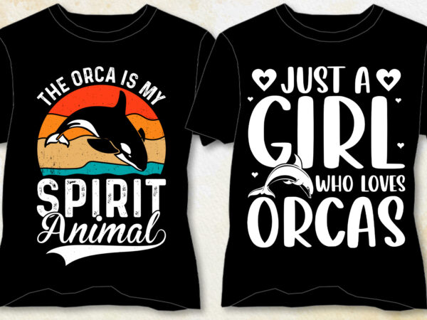 Orca t-shirt design-orca lover t-shirt design