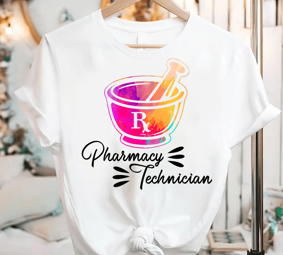 Pharmacy Technician Art Certified Pharma Tech - Buy t-shirt designs