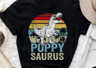 Poppysaurus T Rex Dinosaur Poppy Saurus Fathers Day