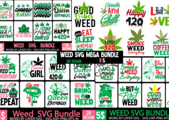 Weed SVG Mega Bundle , Cannabis SVG Mega Bundle , 120 Weed Design , Weed t-shirt design bundle , weed svg bundle , btw bring the weed tshirt design,btw bring