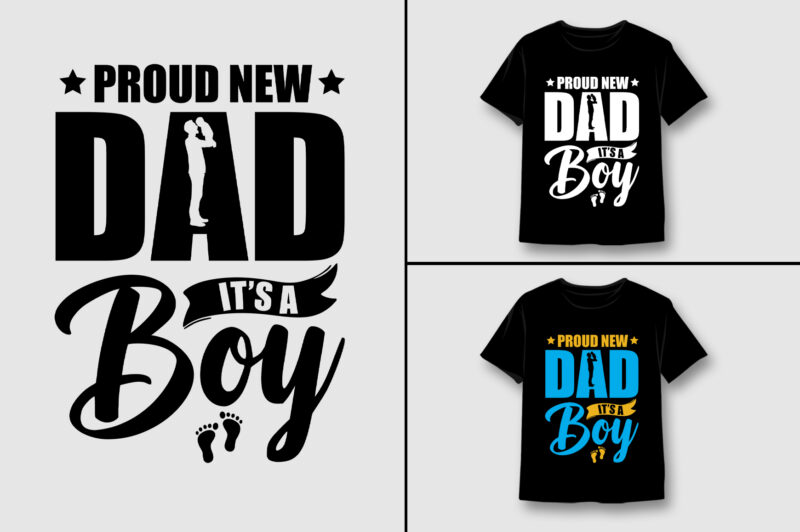 Dad Daddy Papa T-Shirt Design Bundle