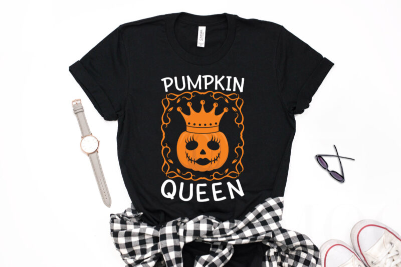 Pumpkin Queen - pumpkin halloween,halloween t shirt design,boo t shirt,halloween t shirts design,halloween svg design,good witch t-shirt design,boo t-shirt design,halloween t shirt company design,mens halloween t shirt design,vintage halloween t