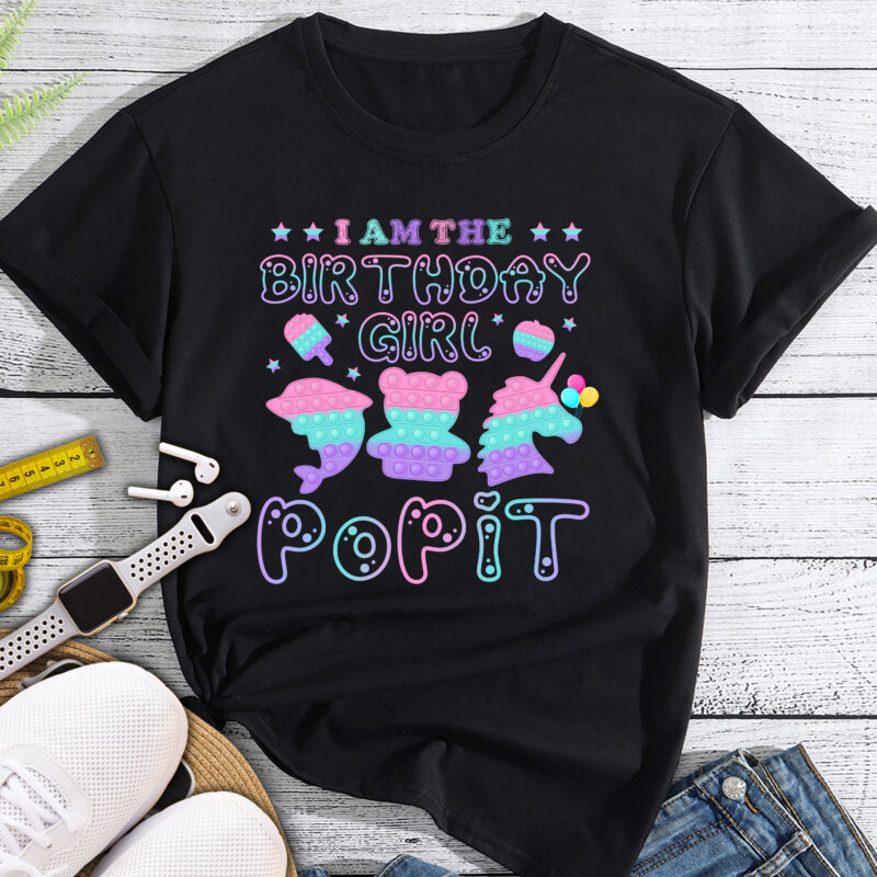 popit birthday shirt